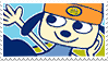 A stamp of Parappa the Rapper